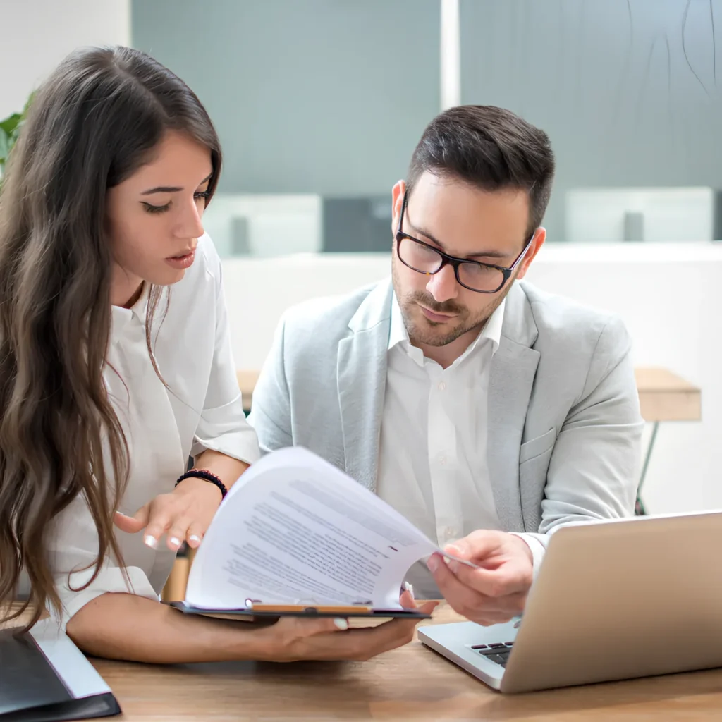 Image representing a legal strategy consultation.