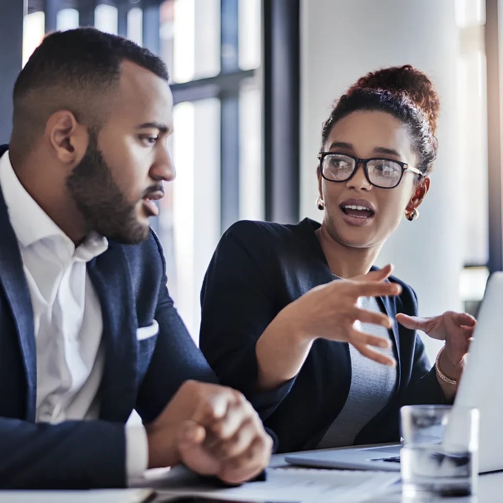 Image representing eminent domain trial preparation with a client.