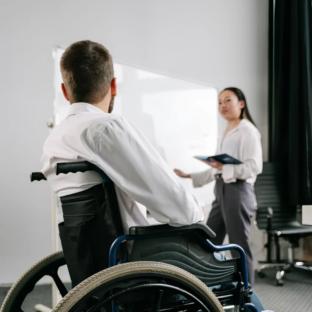 Image showing personal injury legal consultation.